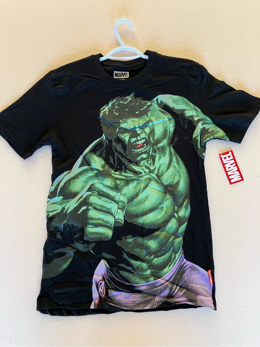 Marvel Incredible Hulk Graphic T-Shirt Black Superhero Tee